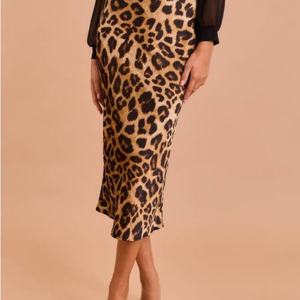 Gilli Animal Print Pencil Skirt, S